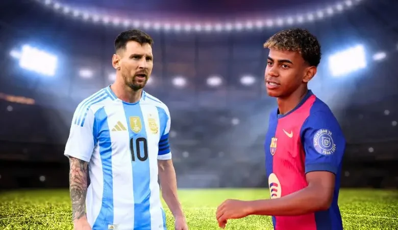 Lamine Yamal vs Lionel Messi Image