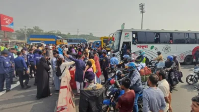 Dhaka-Mawa road student protest