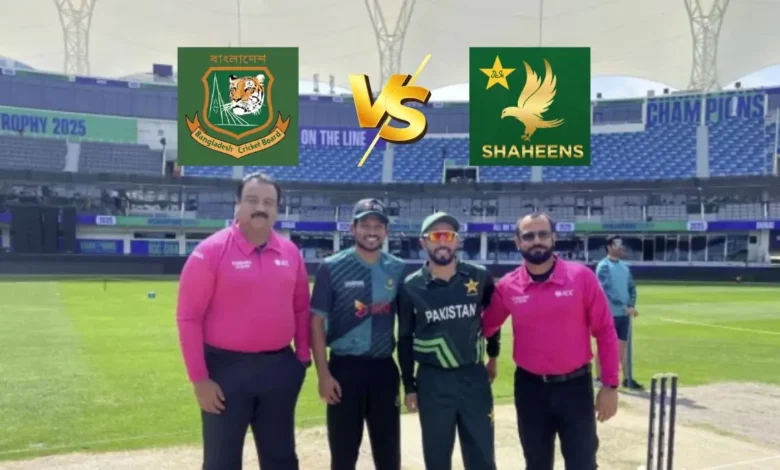 Bangladesh vs Pakistan Shaheens