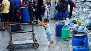 পানিসংকটে চরম দুর্দশায় গাজাবাসী, লবণাক্ত পানি পান করছে শিশুরা