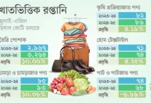 দশ মাসে পণ্য রপ্তানিতে প্রবৃদ্ধি প্রায় ১০ শতাংশ