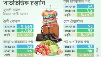 দশ মাসে পণ্য রপ্তানিতে প্রবৃদ্ধি প্রায় ১০ শতাংশ