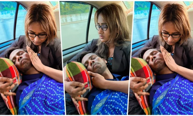 বগুড়ায় ছুটে গেলেন রিয়া মনি, হিরো আলমকে জড়িয়ে ধরলেন বুকে