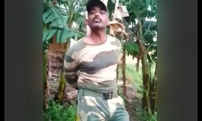 চাঁপাইনবাবগঞ্জ সীমান্তে বিএসএফ সদস্য আটক