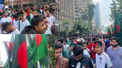 সিঙ্গাপুর বধের অপেক্ষায় স্টেডিয়াম জুড়ে জনসমুদ্র