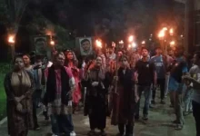 শাহজালাল বিশ্ববিদ্যালয়ে ধর্ষণে জড়িতদের ছাত্রত্ব বাতিলের দাবিতে মশাল মিছিল