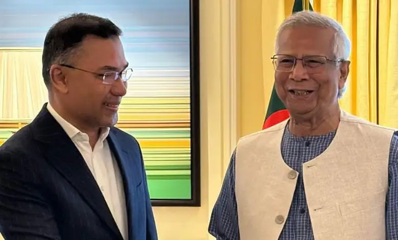 মুহাম্মদ ইউনূস ও তারেক রহমানের মধ্যে লন্ডনে বৈঠক শুরু