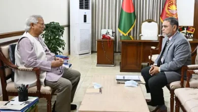 মুহাম্মদ ইউনূস ও সিইসি নাসির উদ্দীনের নির্বাচনী বৈঠক