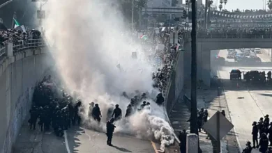 “লস অ্যাঞ্জেলেসে অভিবাসনবিরোধী অভিযান ও সামরিক মোতায়েন–বিক্ষোভ''