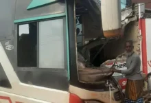মসজিদে ঢুকে পড়া বাস কেড়ে নিল বাবা-ছেলের প্রাণ