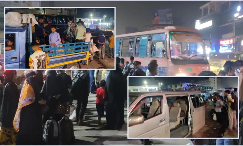 হাঁটার চেয়েও ধীর গাড়ি : ঈদযাত্রায় পথে আনন্দ হারাচ্ছেন যাত্রীরা