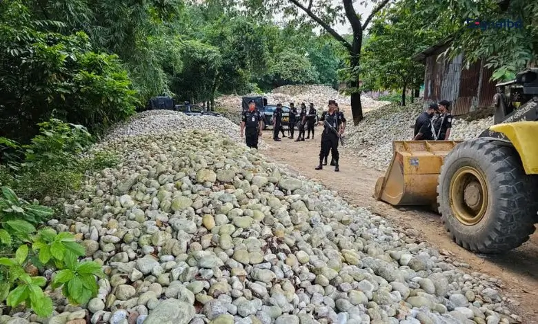 সিলেটের সাদাপাথরে নজিরবিহীন লুটপাট, উদ্ধার ১ লাখ ৮ হাজার ঘনফুট পাথর
