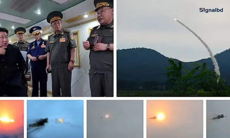 নতুন দুই আকাশ প্রতিরক্ষা ক্ষেপণাস্ত্রের সফল পরীক্ষা চালাল উত্তর কোরিয়া
