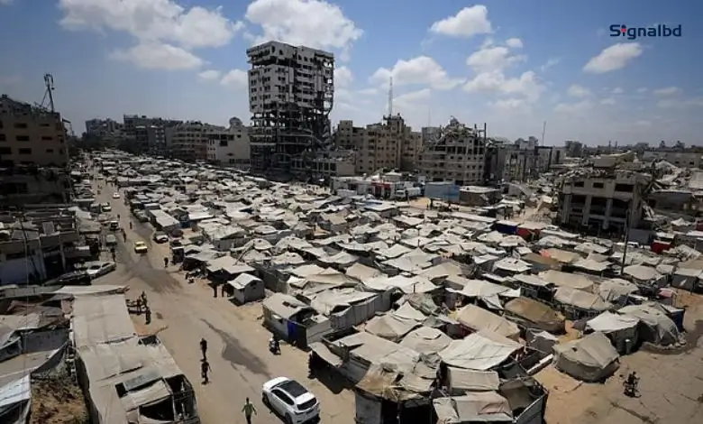 গাজা সিটির বাসিন্দাদের স্থানান্তরের ইসরায়েলি পরিকল্পনা প্রত্যাখ্যান করল হামাস