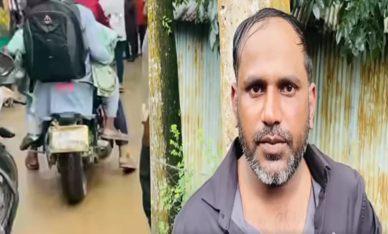 মোটরসাইকেল চুরি করে যাওয়ার পথে যানজটে আটকা, ধাওয়া দিয়ে ধরলেন মালিক