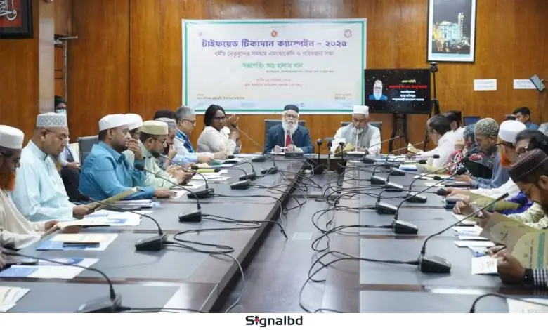টাইফয়েড টিকাদান কর্মসূচিতে আলেম-ইমামদের প্রচারে জোর