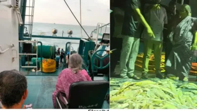 বঙ্গোপসাগরে ‘মীন সন্ধানী’ জাহাজের মৎস্য গবেষণা কার্যক্রম পরিদর্শন
