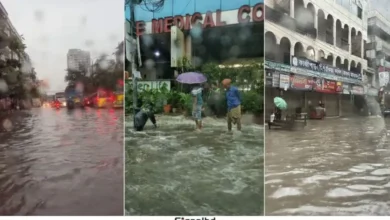 রাতভর বৃষ্টিতে ঢাকায় জলাবদ্ধতা, সড়কে যানজটের সমস্যায় নগরবাসী