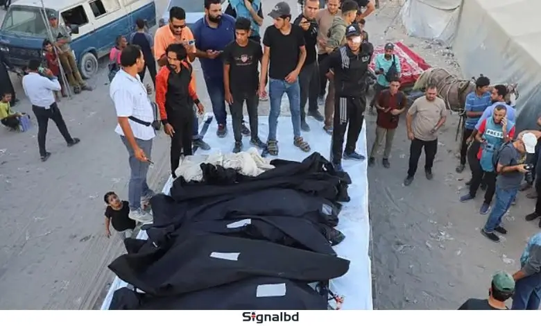 গাজা সিটিতে ইসরায়েলি বিমান হামলায় একই পরিবারের ২৫ জন নিহত