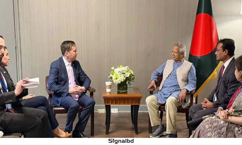 মার্কিন বিশেষ দূতের সঙ্গে প্রধান উপদেষ্টার বৈঠক