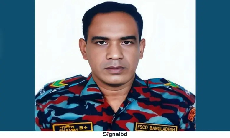 টঙ্গীতে ভয়াবহ অগ্নিকাণ্ড: ফায়ার ফাইটার শামীম আহমেদ নিহত