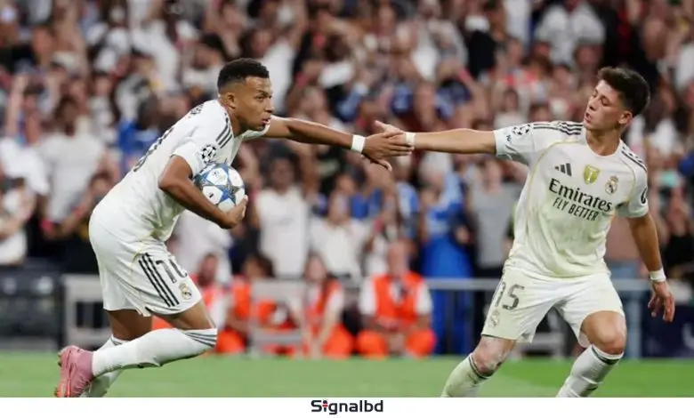 এমবাপ্পের গোলে রিয়াল মাদ্রিদের ঐতিহাসিক ২০০তম চ্যাম্পিয়নস লিগ জয়