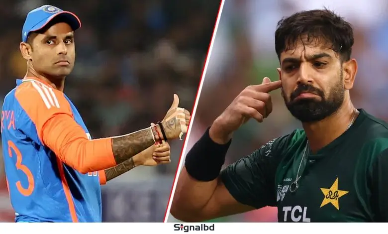 ফাইনালের আগে ভারত-পাকিস্তানের দুই তারকাকে আইসিসির শাস্তি