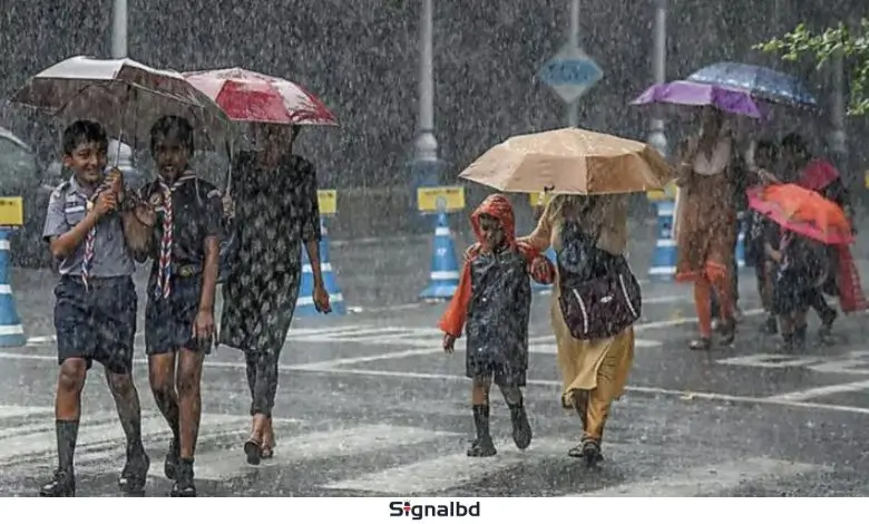 ৭২ ঘণ্টায় ভারী বৃষ্টির সম্ভাবনা: মৌসুমি বায়ুর প্রভাব