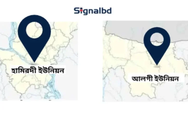 হামিরদী এবং আলগী ইউনিয়ন কে বিচ্ছিন্ন করে ফরিদপুর ৪ আসনের সীমানা গেজেট প্রকাশ