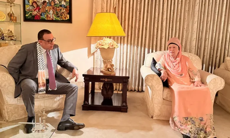 খালেদা জিয়ার সঙ্গে ফিলিস্তিনের রাষ্ট্রদূতের সাক্ষাৎ