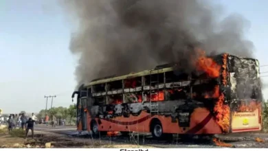 চলন্ত বাসে ভয়াবহ আগুন: রাজস্থানে পুড়ে ছাই ২০ যাত্রী, আহত ১৫