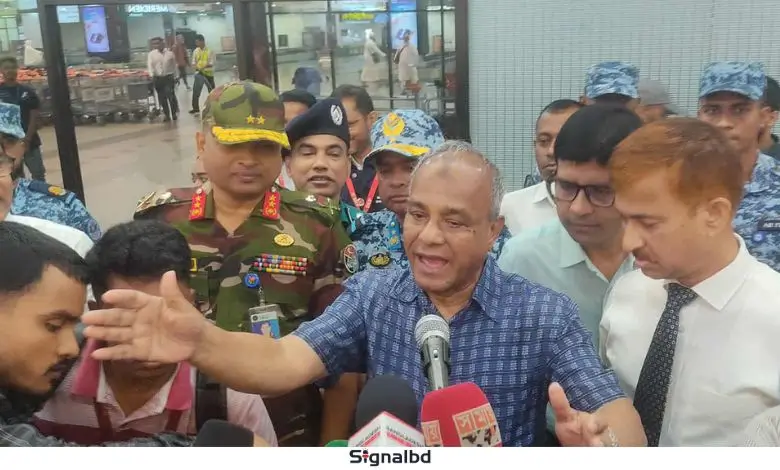 বিমানবন্দর অগ্নিকাণ্ড, তদন্তে ৪ দেশের বিশেষজ্ঞ দল, জানাল উপদেষ্টা।