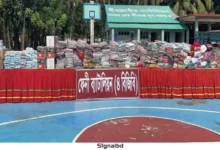 সীমান্তে ভারতীয় ১ কোটি ২০ লাখ টাকার মালামাল জব্দ