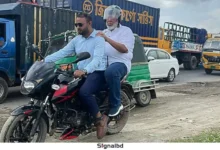 ঢাকা-সিলেট মহাসড়কে যানজটে আটকা পড়ে সড়ক উপদেষ্টা
