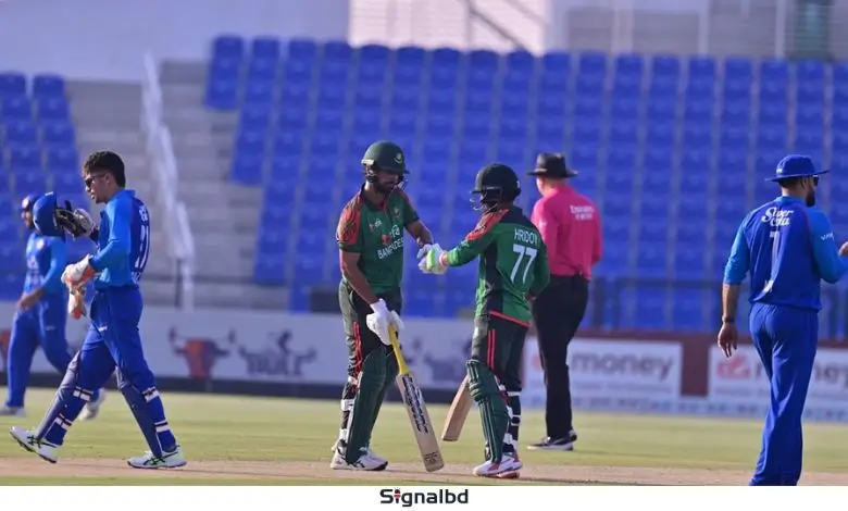 আফগানিস্তানের বিপক্ষে সিরিজ বাঁচাতে মাঠে নামছে বাংলাদেশ