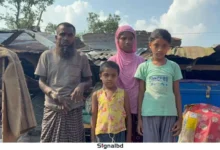 ঝড়ে ভেসে গেল ঘর, সাত দিন ধরে খোলা আকাশের নিচে পরিবার