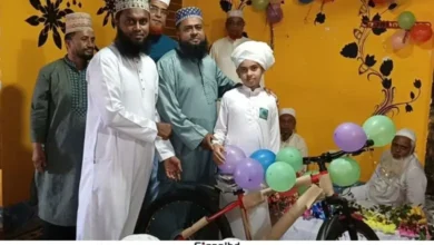৮ বছর বয়সে কুরআনের হাফেজ শিশু রাদিফ