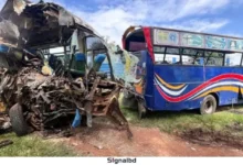 উগান্ডায় সড়ক দুর্ঘটনায় দুটি বাসের মুখোমুখি সংঘর্ষে নিহত ৬৩