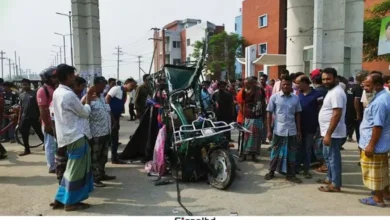 জামালপুরে কাভার্ডভ্যান চাপায় ইজিবাইকের তিন যাত্রী নিহত, আহত আরও পাঁচ