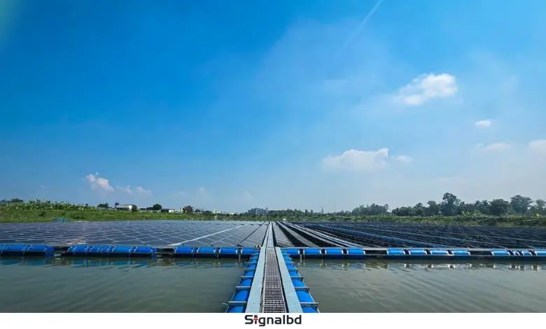 দেশের সর্ববৃহৎ ভাসমান সৌরবিদ্যুৎ কেন্দ্র এখন ওয়ালটনে