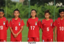থাইল্যান্ডের বিপক্ষে লড়াইয়ে প্রথমার্ধে পিছিয়ে বাংলাদেশ নারী ফুটবল দল