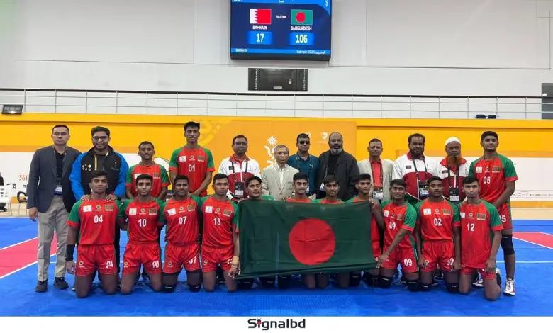 ইতিহাস গড়লো বাংলাদেশ অনূর্ধ্ব-১৮ বালক কাবাডি দল