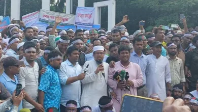 ভুখামিছিল শেষে সোমবার থেকে আমরণ অনশনের ঘোষণা শিক্ষকদের