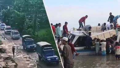 লাশবাহী স্পিডবোটে ফিরল প্রবাসীদের নিথর দেহ, সন্দ্বীপবাসীর শোকের ছায়া
