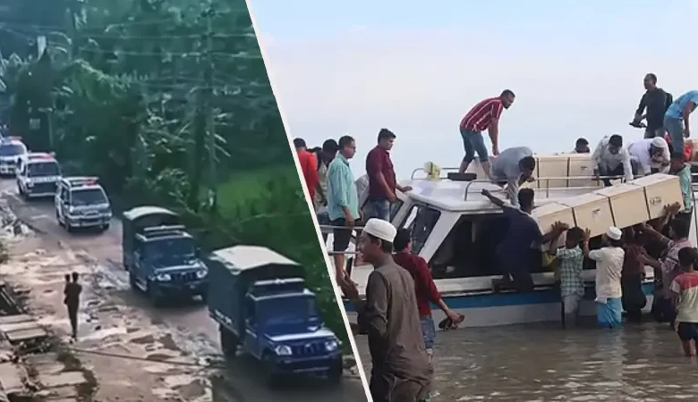 লাশবাহী স্পিডবোটে ফিরল প্রবাসীদের নিথর দেহ, সন্দ্বীপবাসীর শোকের ছায়া