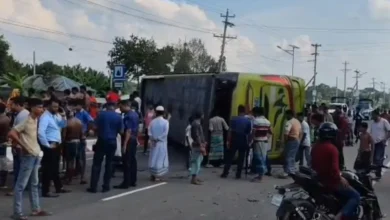 গোপালগঞ্জে যাত্রীবাহী বাসচাপায় বৃদ্ধ নিহত, আহত ৫