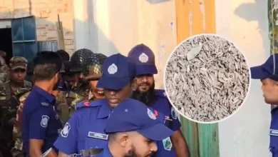 নাটোরে গোডাউনে মিলল ১৩ টন গুলির খোসা