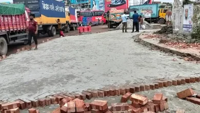 উপদেষ্টাকে দেখাতে তড়িঘড়ি করে চলছে সড়ক মেরামত