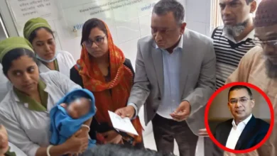 খুলনা মেডিকেলে পরিত্যক্ত নবজাতকের পাশে তারেক রহমান