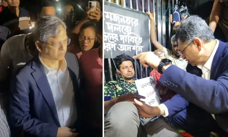 ১৩৪ ঘণ্টা পর অনশন ভাঙলেন তারেক, নেয়া হলো হাসপাতালে